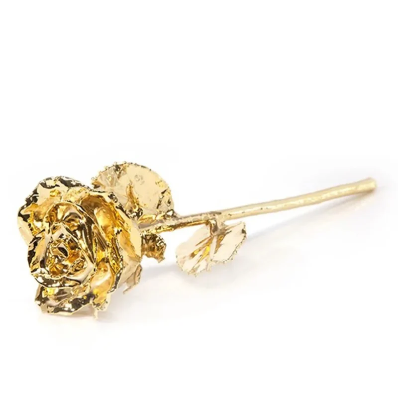 Gold-dipped rose