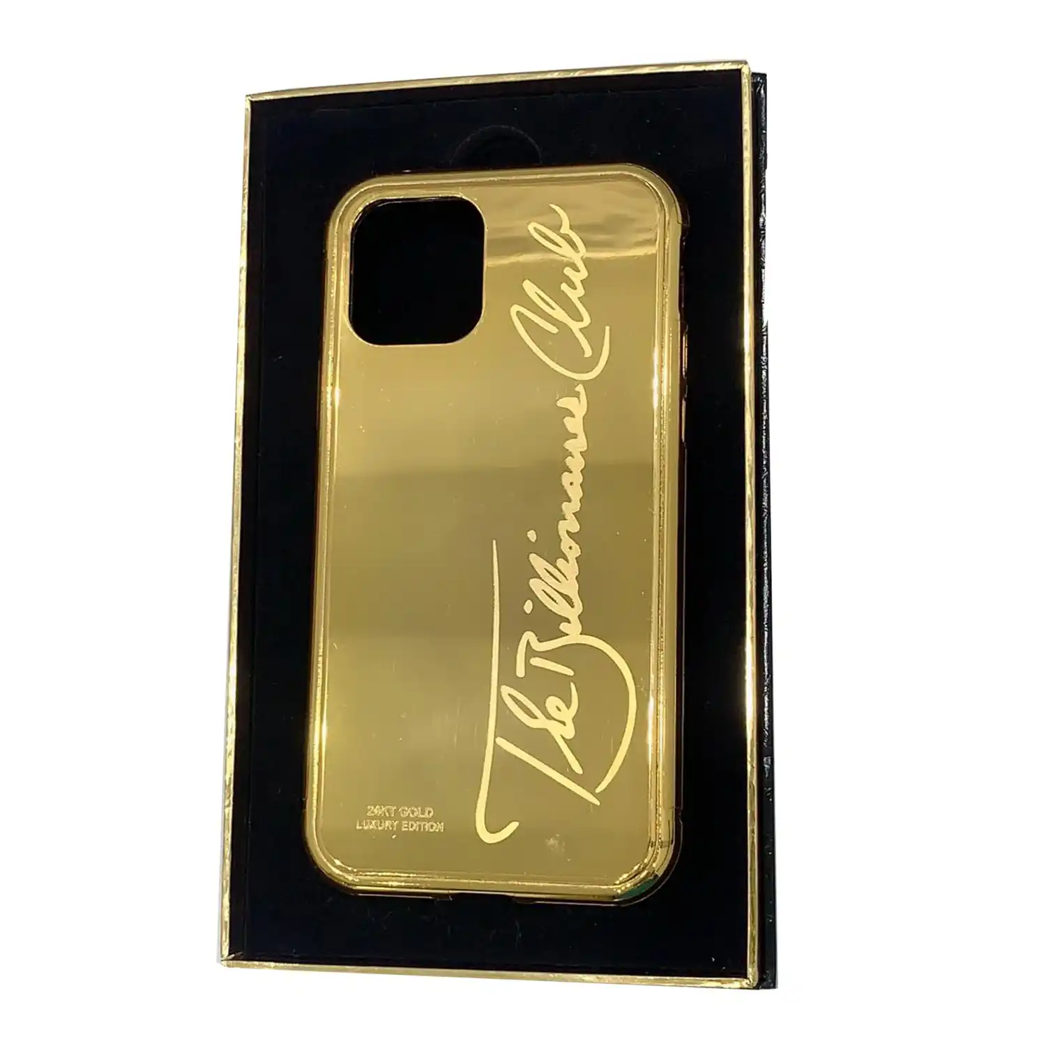 Goldprivé 's Luxury 24K Gold iPhone 15 Billionaires Club Case 24K Gold iPhone 15 Billionaires Club case