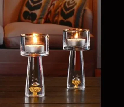 24k gold Crystal Tealight holder