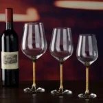 24K Gold Crystal Wine Glass