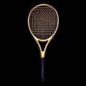 24K Gold Tennis Racket