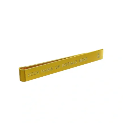 24K Gold Tie Holder by GoldPrivé — Crest edition finished in polished 24K gold