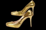 24K Gold Stiletto Shoes