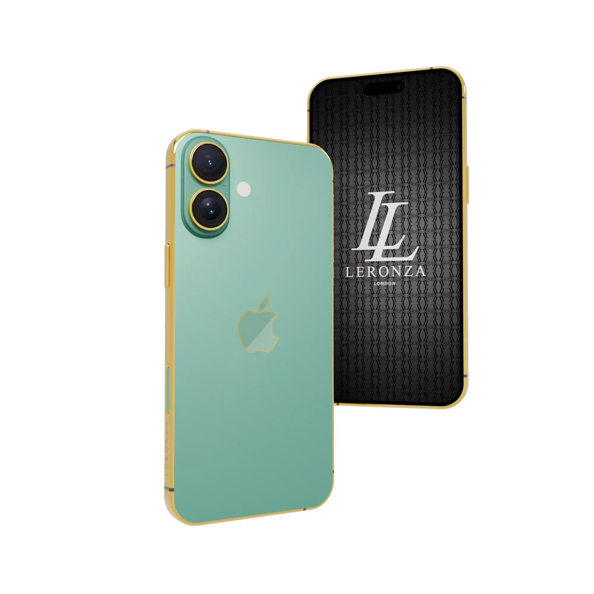 24K Gold iPhone 16 Plus Teal Classic Edition | Goldprivé Gold iPhone 16 Plus Teal