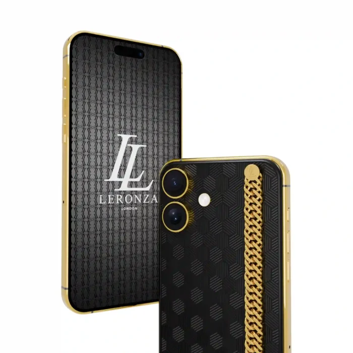 Gold iPhone 16 Plus Miami Chain