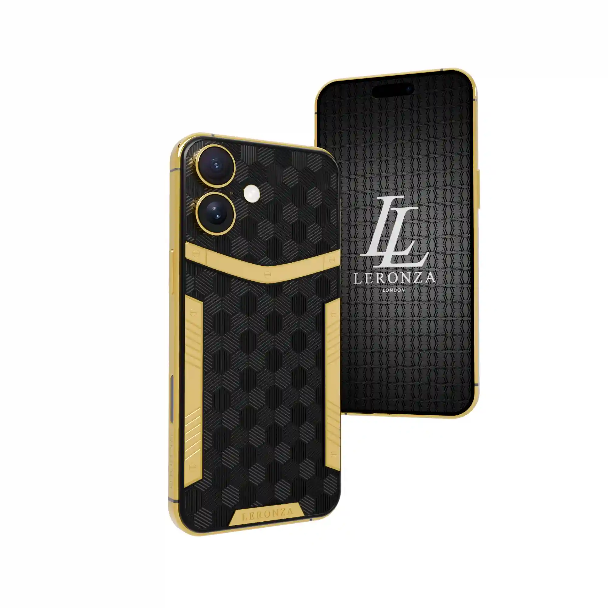 24K Gold iPhone 16 Plus Rhodium Edition Nucleus 1.0 | Goldprivé Gold iPhone 16 Plus Rhodium