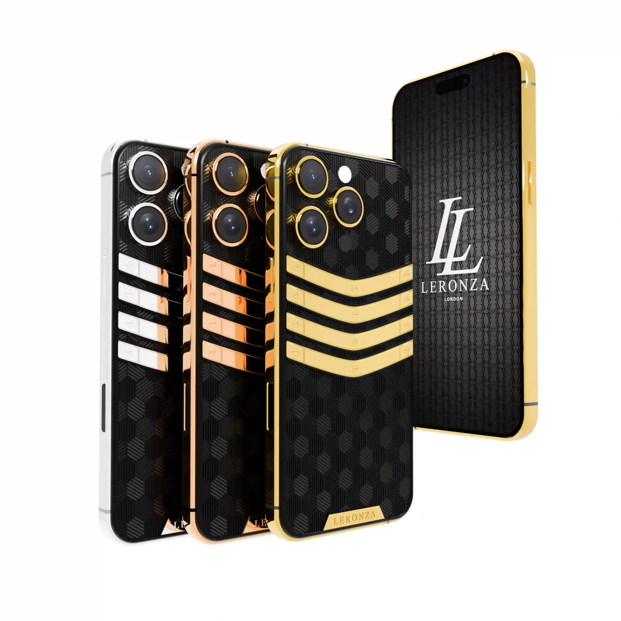 24K Gold iPhone 16 Pro and Pro Max Nucleus 3.0 Rhodium Edition 24K Gold iPhone Pro Max