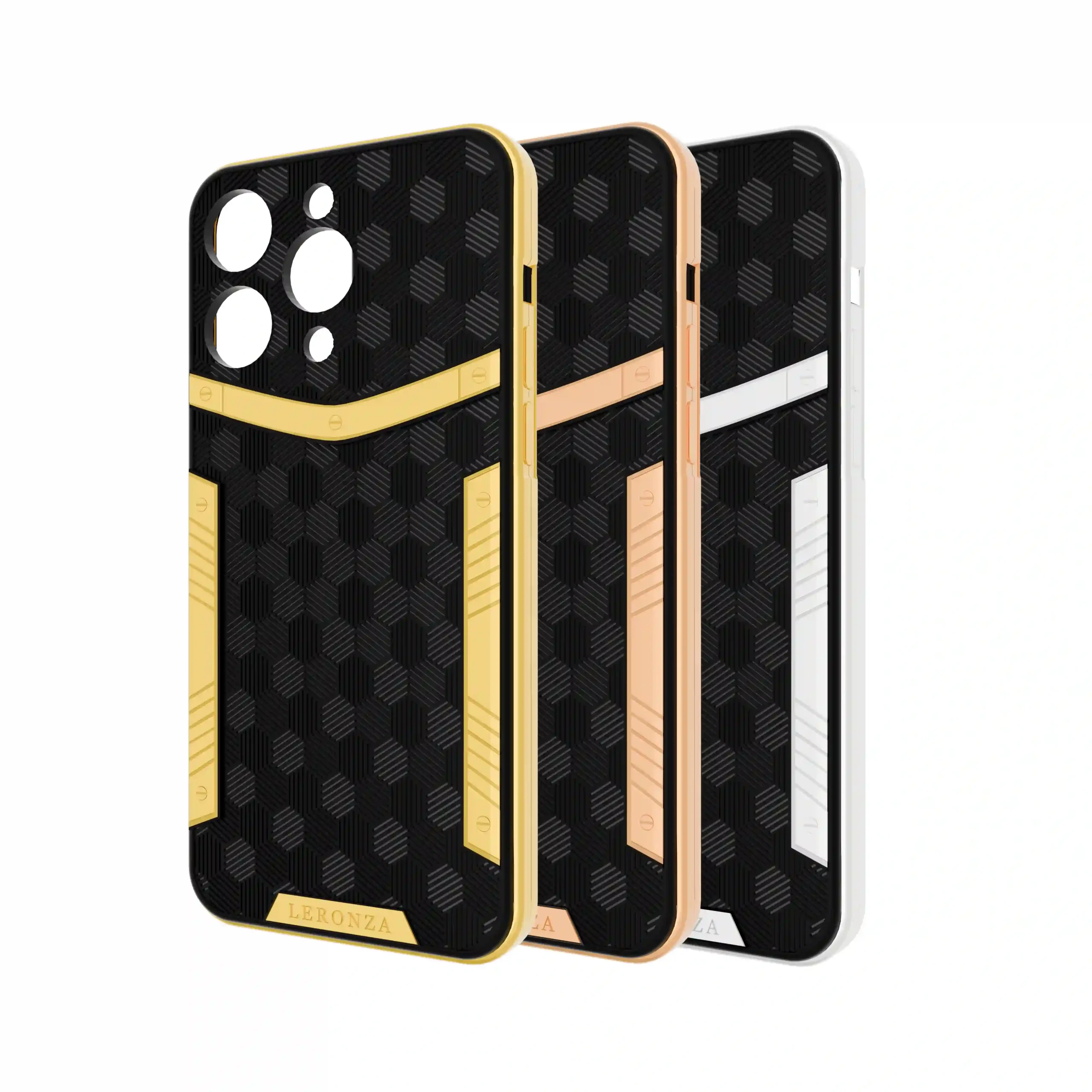 24K Gold iPhone 15 16 Pro Max Rhodium Case – Ultimate Luxury | Goldprivé Gold iPhone 15 16 Pro Max Rhodium
