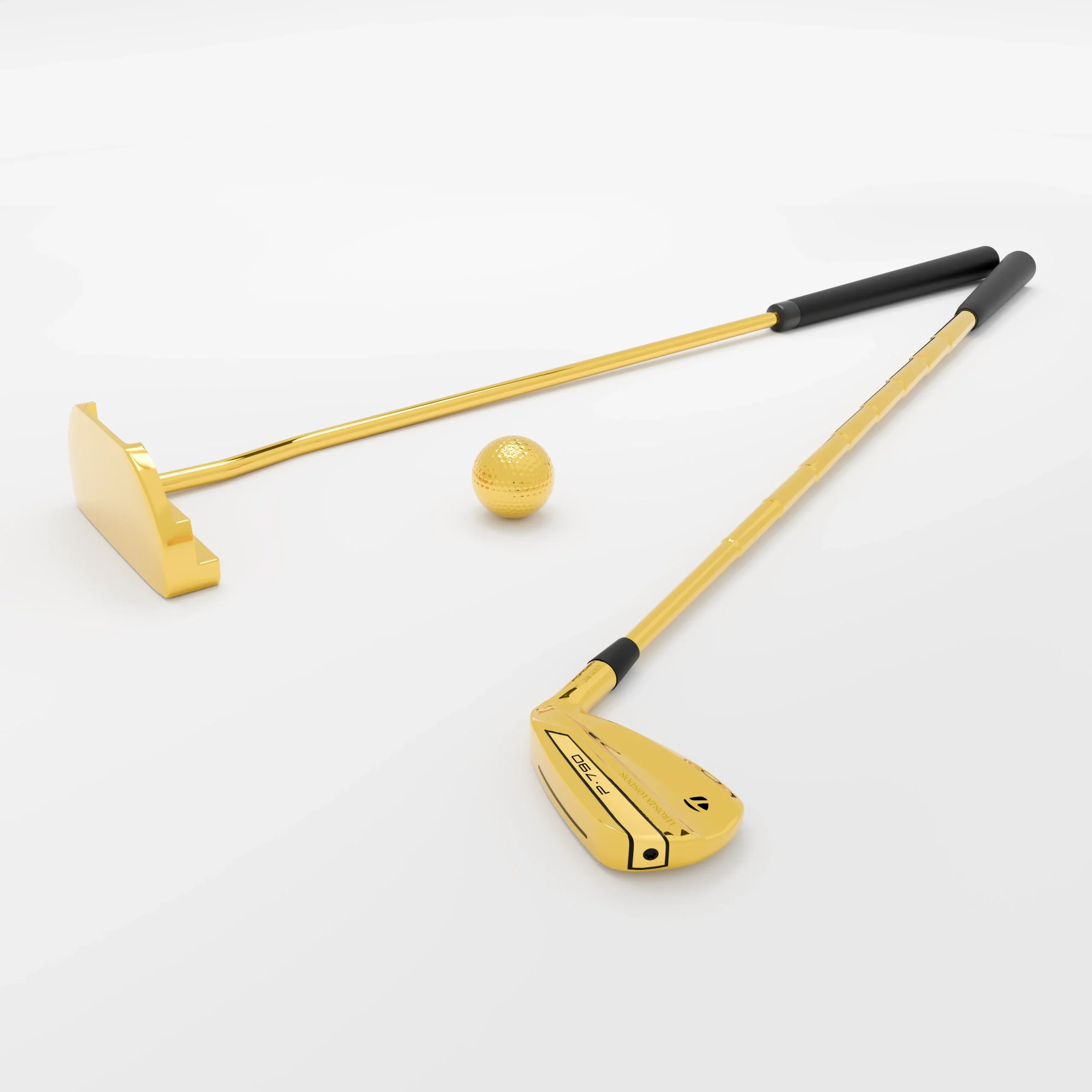 24K Gold Luxury GoldPrivé  Golf Club TaylorMade Four Iron P-790 Golf Club