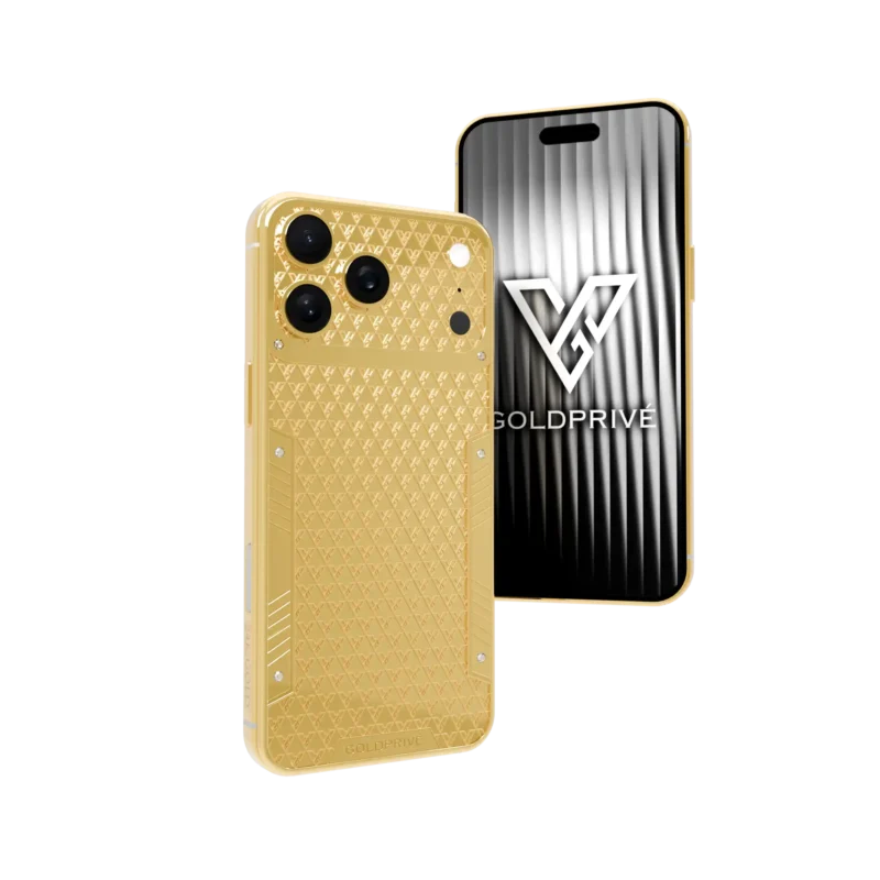 Artisan iPhone 17 Pro and Pro Max customized in 24K gold, rose gold and platinum with handcrafted luxury finish