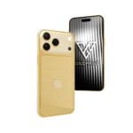 Éclat iPhone 18 Pro and Pro Max customized in 24K gold with bold modern luxury design