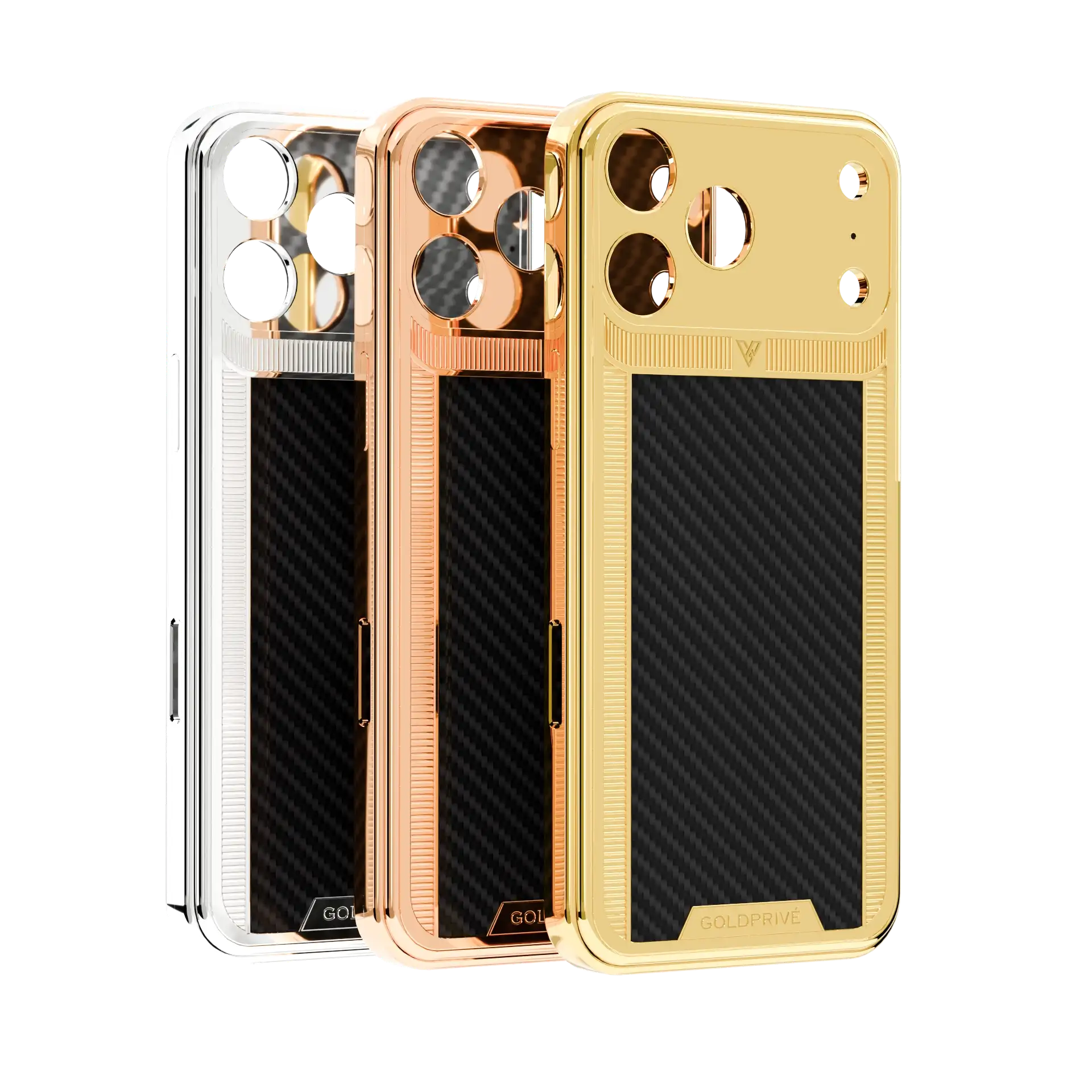 01 - 2026-03-31T192724.350 24K Gold iPhone 17 Pro & Pro Max CarbonFiber Victory Case - Image 1
