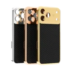 Carbon Legacy Gold iPhone 18 Pro and Pro Max case with 24K gold and aerospace-inspired carbon fiber design