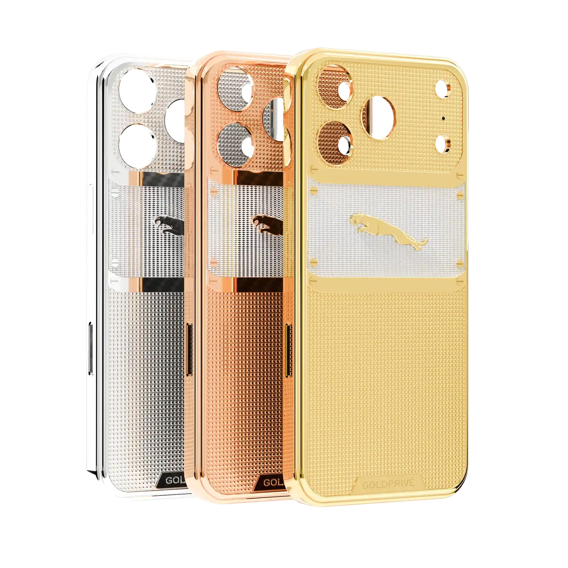 01 - 2026-03-31T193028.328 24K Gold iPhone 17 Pro & Pro Max Imperial Jaguar Case - Image 1