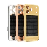 Knots and Leather Gold iPhone 18 Pro and Pro Max case with symbolic knot motifs over exotic leather