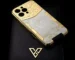 Royale Case for iPhone customized in 24K gold with elegant luxury finish and premium design