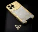 Royale Case for iPhone customized in 24K gold with elegant luxury finish and premium design