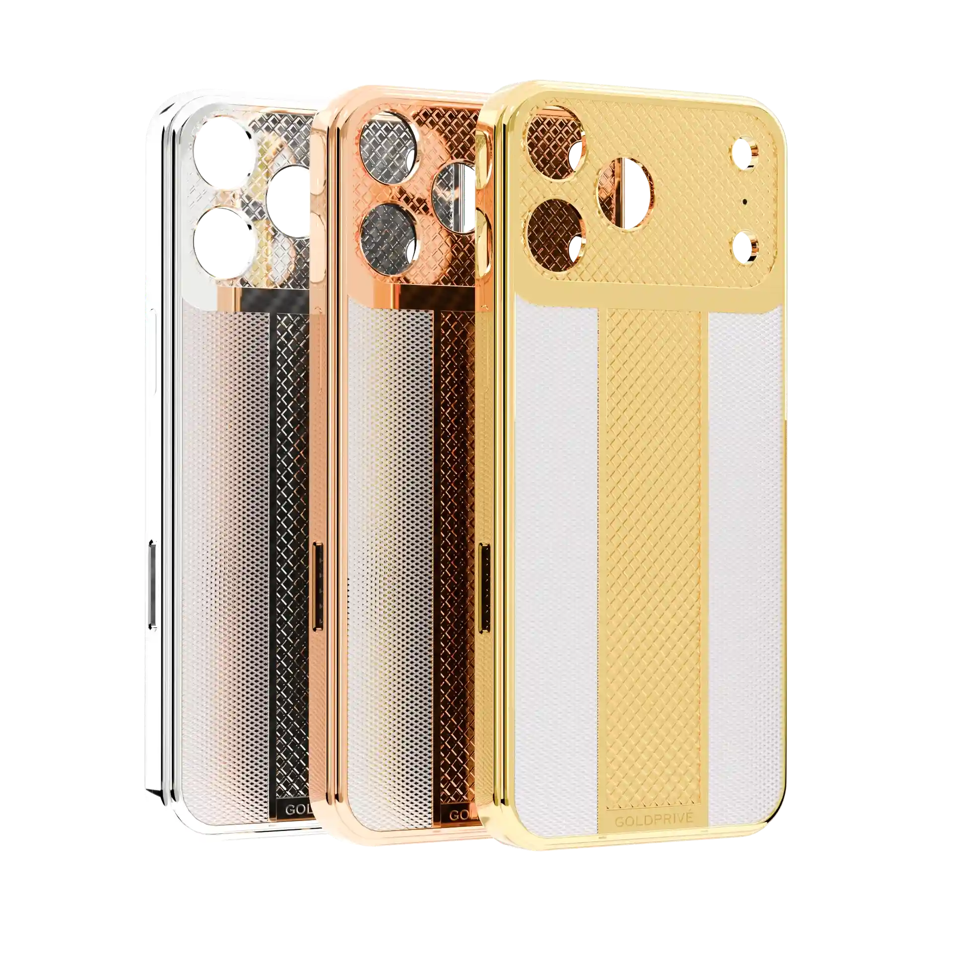 3n1 (55) 24K Gold iPhone 17 Pro & Pro Max Pyramid Edition Case - Image 1