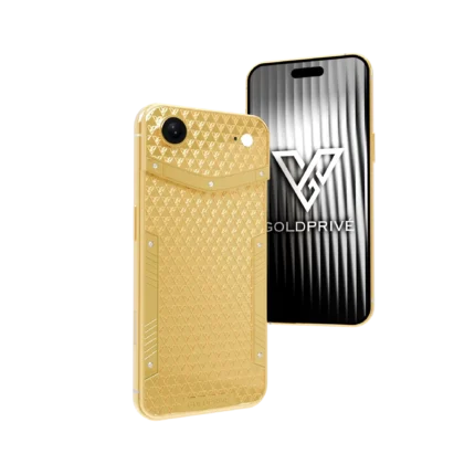 Atelier iPhone Air 2 customized in 24K gold with handcrafted luxury texture and premium detailing