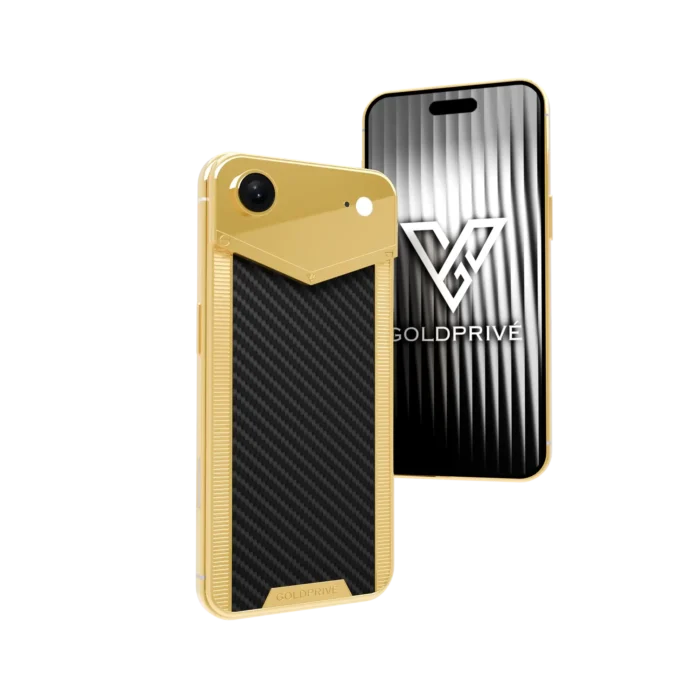 Carbon Grandeur iPhone Air in 24K Gold, Rose Gold & Platinum