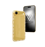 CelestialEdge iPhone Air 2 customized in 24K gold with futuristic luxury design and premium finish