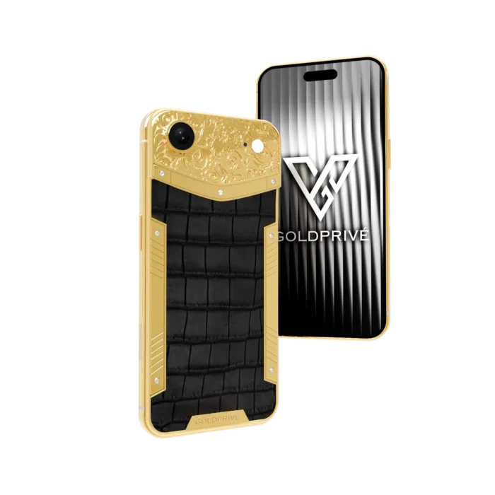 Exotic Royal iPhone Air in 24K Gold, Rose Gold & Platinum