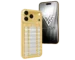 Imperium 18K solid gold iPhone 18 Pro Max with platinum-plated backplate and solid gold vertical centerpiece
