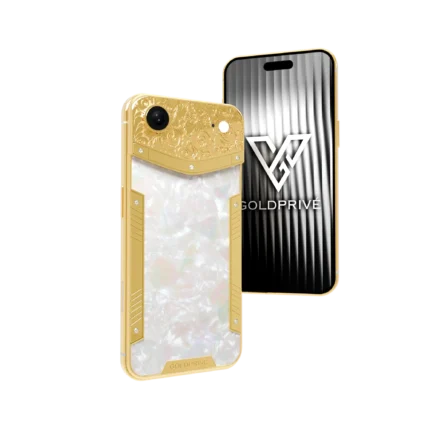 Royal iPhone Air 2 customized in 24K gold with elegant premium luxury finish