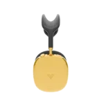Top view of luxury gold AirPods Max highlighting premium headband and ear cup finish