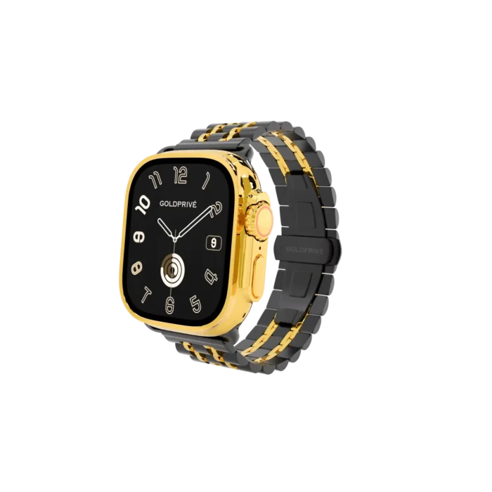 Sovereign Link Gold Apple Watch Ultra 4 in 24K Gold, Rose Gold, Platinum