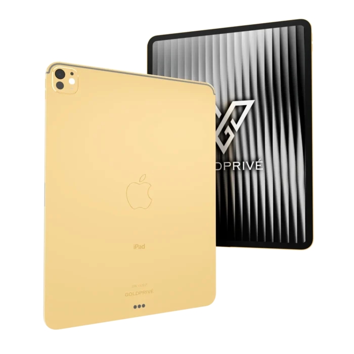 GoldPrivé iPad Pro (M5) in 24K Gold, Rose Gold, Platinum