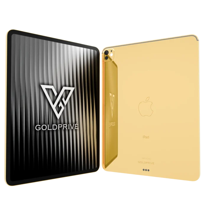 24K gold iPad Pro with plated back by GoldPrivé