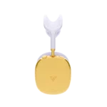 AirPods Max customized in gold with purple strap for a luxury finish