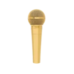 24K Gold Shure SM58 Dynamic Microphone - Image 4