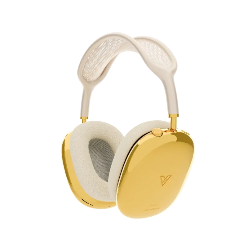 24K Gold Apple AirPods Max 2 Starlight – Ultimate Luxury Finish