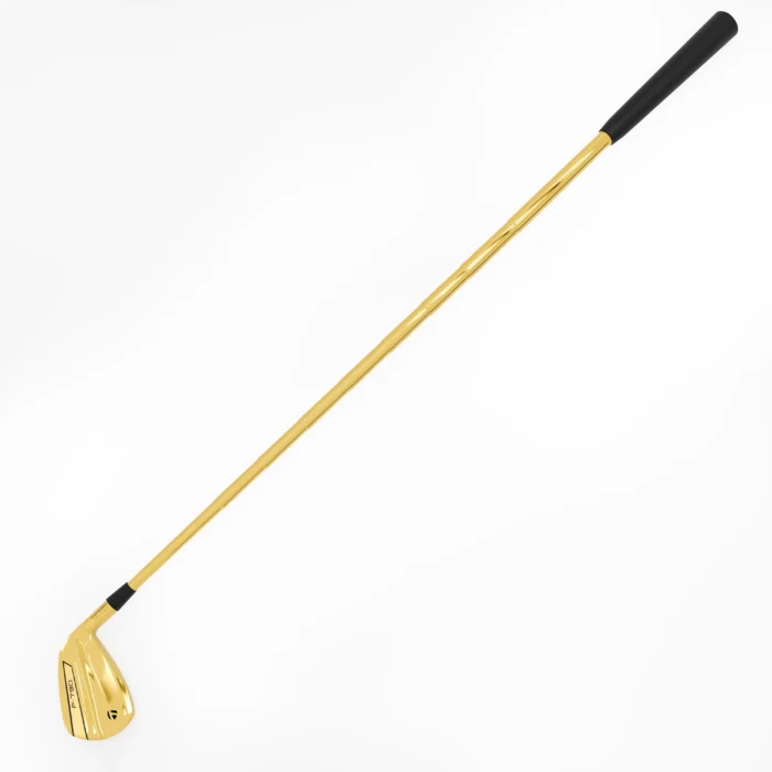 24K Gold TaylorMade Four Iron P-790 Golf Club - Image 4