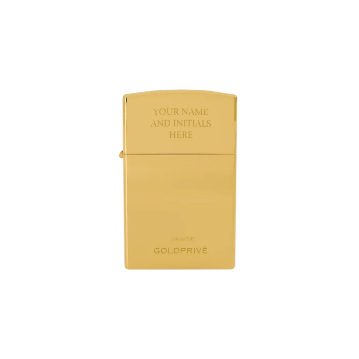 24K Gold Personalized Zippo Lighter - Image 3