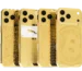 gold iPhone 17 Pro Max 24K gold luxury design 24K gold iPhone 17 Pro Max bespoke luxury GoldPrivé custom gold iPhone 17 Pro Max diamond finish