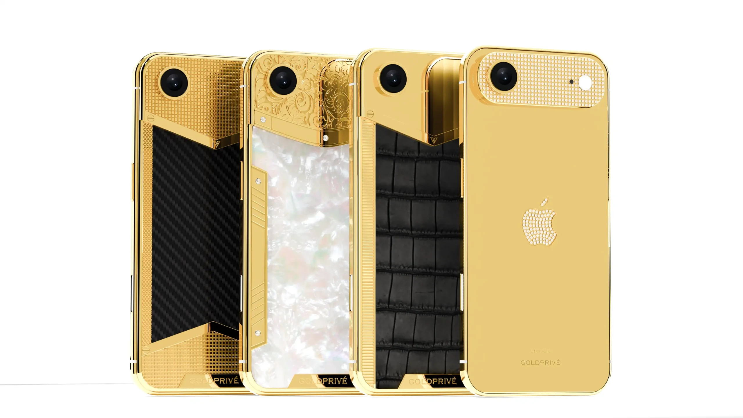 gold iPhone Air ultra slim luxury design 24K gold iPhone Air bespoke finish custom gold iPhone Air premium craftsmanship luxury iPhone Air Dubai design