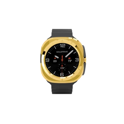 Slate Gold Samsung Galaxy Watch Ultra2 shown from another angle