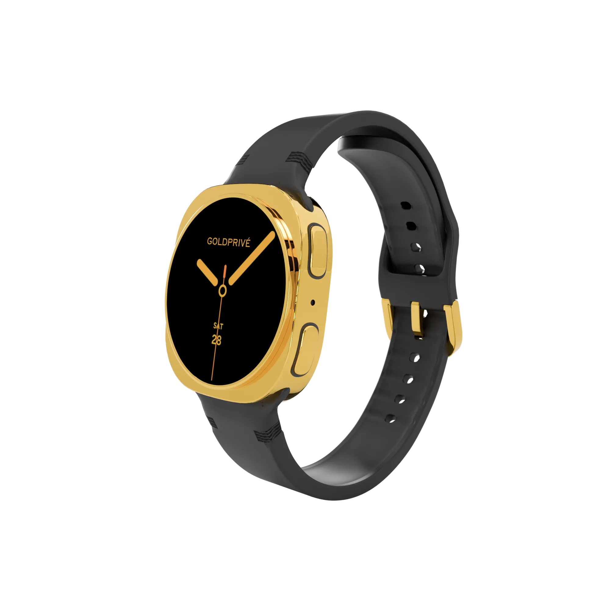 Grey Band.02 (2) Galaxy Watch8 with Black Band - Image 1