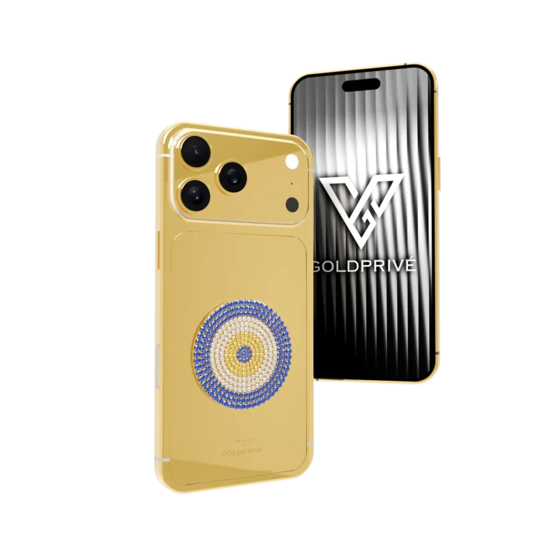 LuxEvil Charm in 24K gold by GoldPrive - luxury evil eye protection design