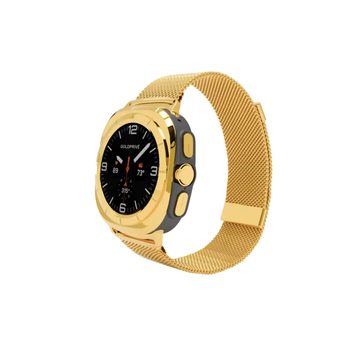 Vantage Gold Samsung Galaxy Watch Ultra2 in 24K Gold, Rose Gold, Platinum