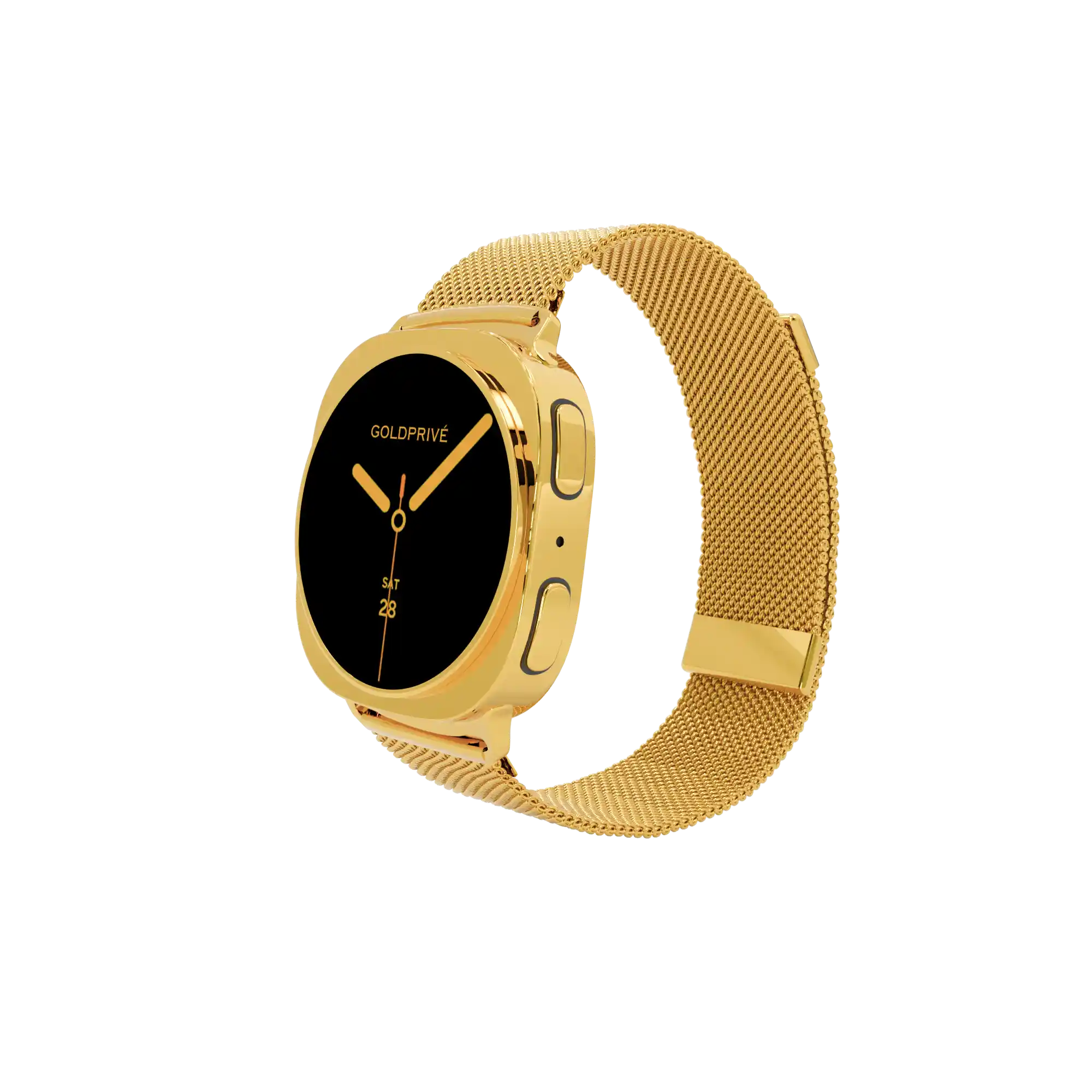Milanese Strap.02 (2) Galaxy Watch8 with Mesh Strap - Image 1