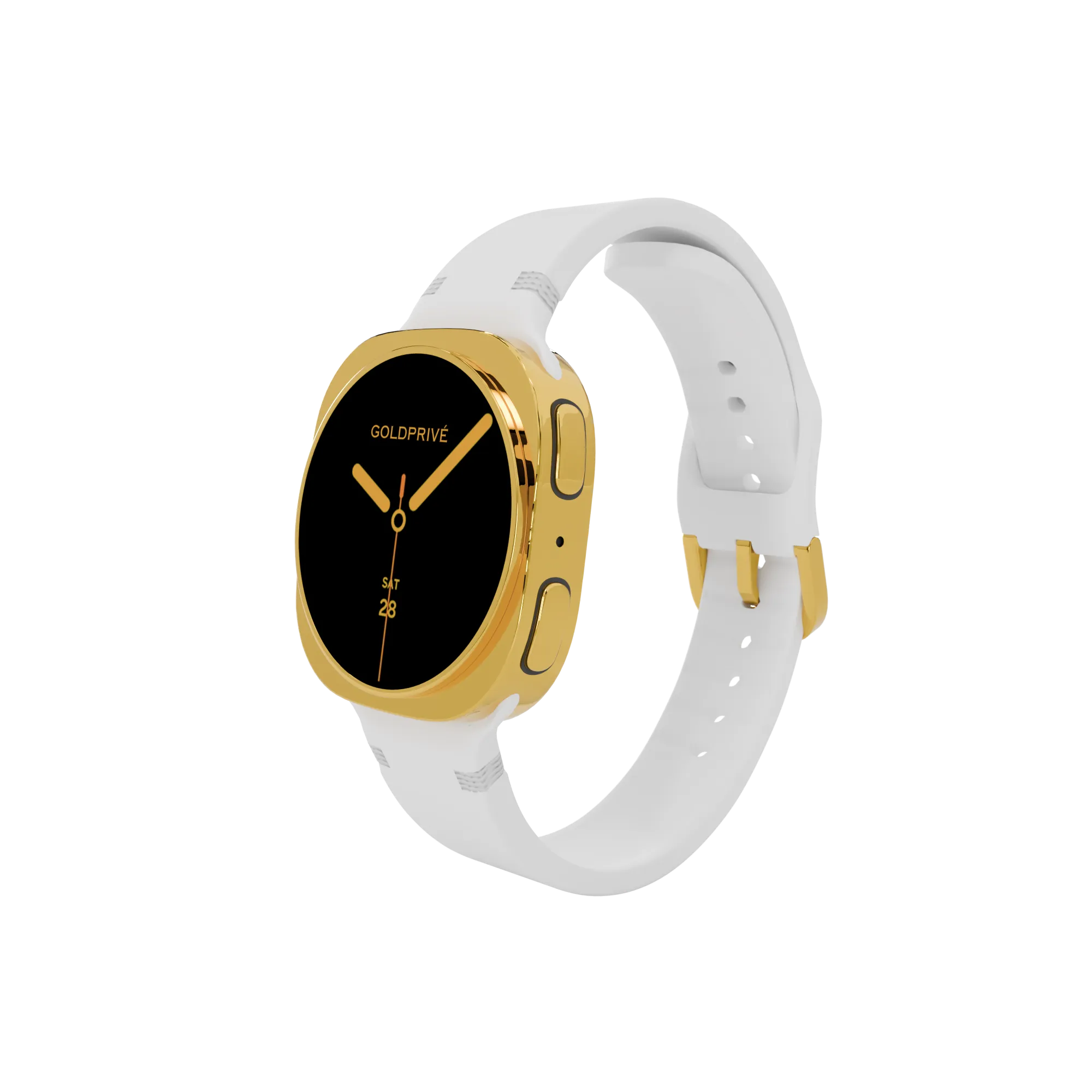 White Band.02 (2) Galaxy Watch8 with White Band - Image 1