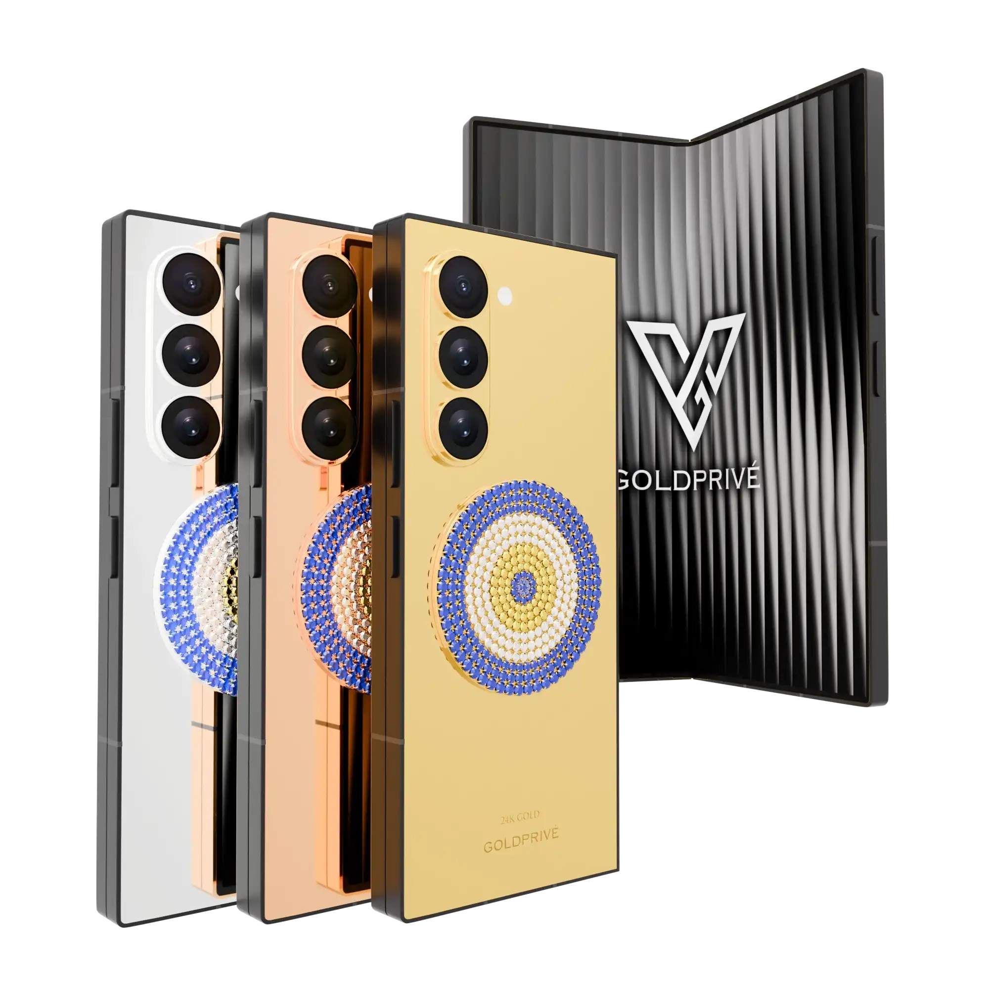 3n1_New (12) LuxEvil Charm Samsung Galaxy Fold7 in 24K Gold, Rose Gold & Platinum - Image 1