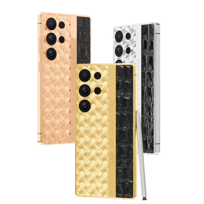Braid Gold Samsung Galaxy S26 Ultra in 24K Gold, Rose Gold, Platinum