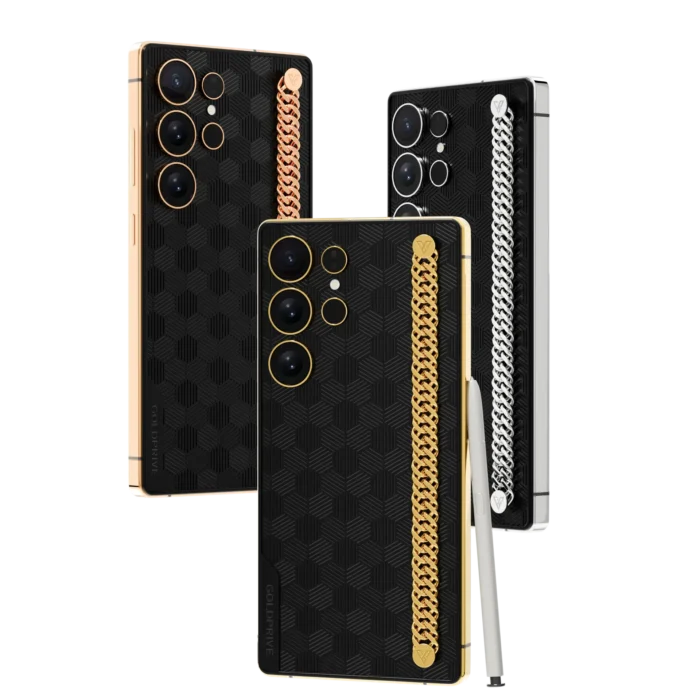 Ledger Link Gold Samsung Galaxy S26 Ultra in 24K Gold, Rose Gold, Platinum