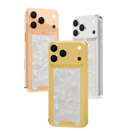 Grandeur Pearl Gold iPhone 18 Pro & Pro Max — 24K Gold / Rose Gold / Platinum – GoldPrivé
