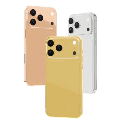 GoldPrivé Prestige Gold iPhone 18 Pro Max with unadorned precision plating